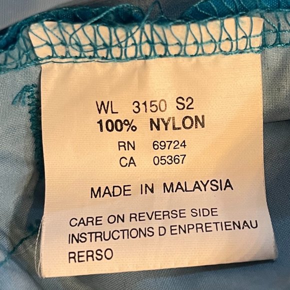 Women's Columbia Y2K Windbreaker Full Zip Jacket Blue Size‎ Large - Picture 5 of 6